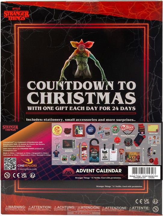Actual product image Cinereplicas Stranger Things - Advent Calendar