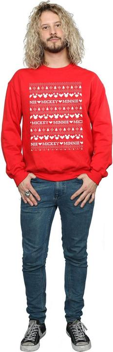 Produktbild Disney Mickey And Minnie Christmas Fair Isle Sweatshirt (S)
