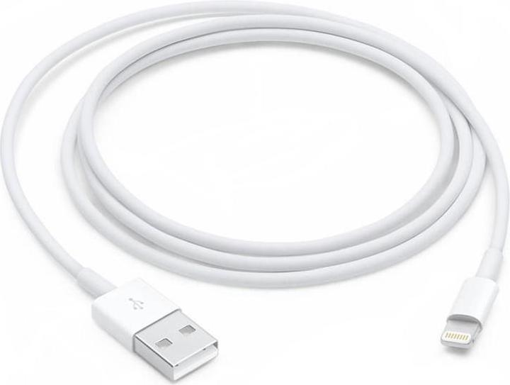 Produktbild - MXLY2ZM/A iPhone USB-A/Lightning Data Cable 1m White (Bulk) (1 m)