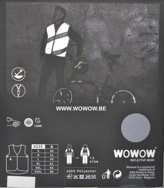 Actual product image Wowow Reflective vest Roadie FR XL (XL)