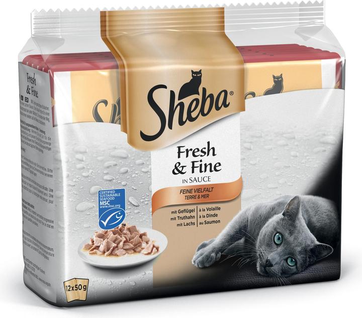 Image du produit Sheba Fresh & Fine Sauce (Senior, 15 pcs, 750 g)