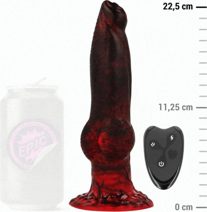 Image du produit Epic Prometheus Dildo Titan In Flames Télécommande Rechargeable