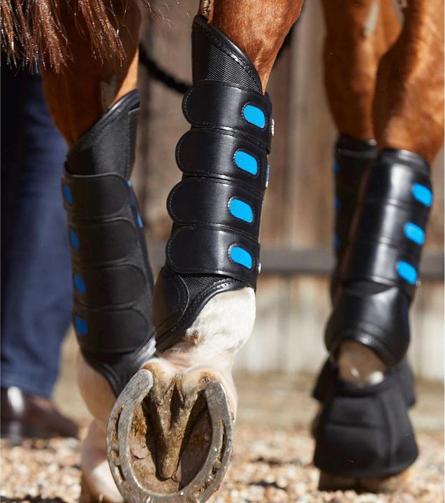 Actual product image Premier Equine hind leg gaiters for horses air cooled original eventing