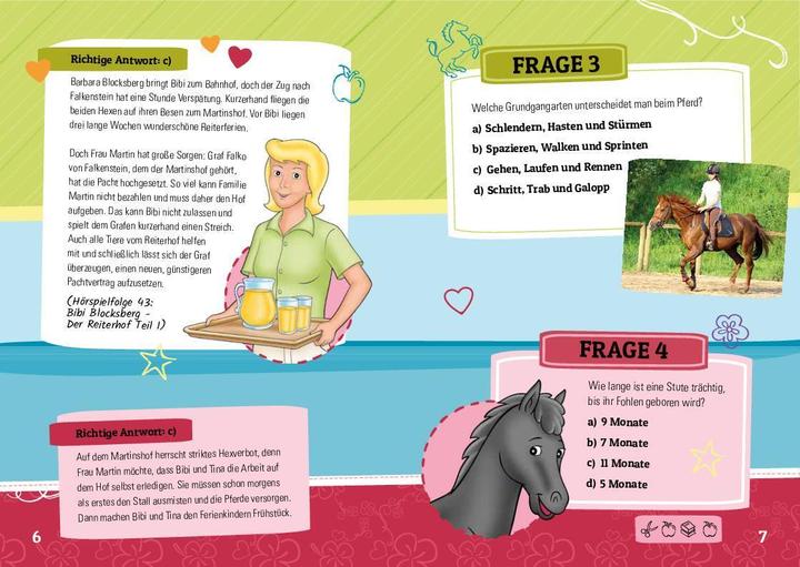 Produktbild Bibi & Tina - Das Quiz für Fans (Deutsch, Svenja Dieken, Schwager & Steinlein Verlag, 2022)