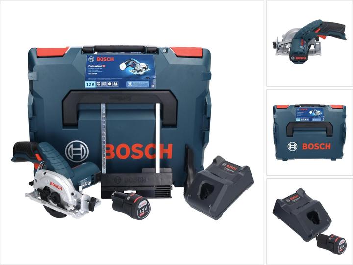 Produktbild Bosch Professional Bosch GKS 12V-26 Professional Akku HandkreissÃ¤ge 12 V 85 mm + 1x Akku 2,0 Ah + LadegerÃ¤t + L-Boxx