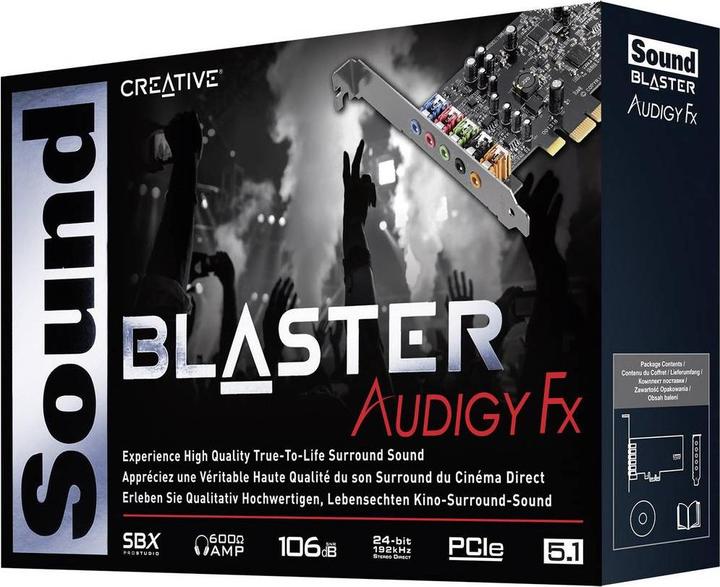 Produktbild Creative Sound Blaster Audigy Fx (PCI-E x1)