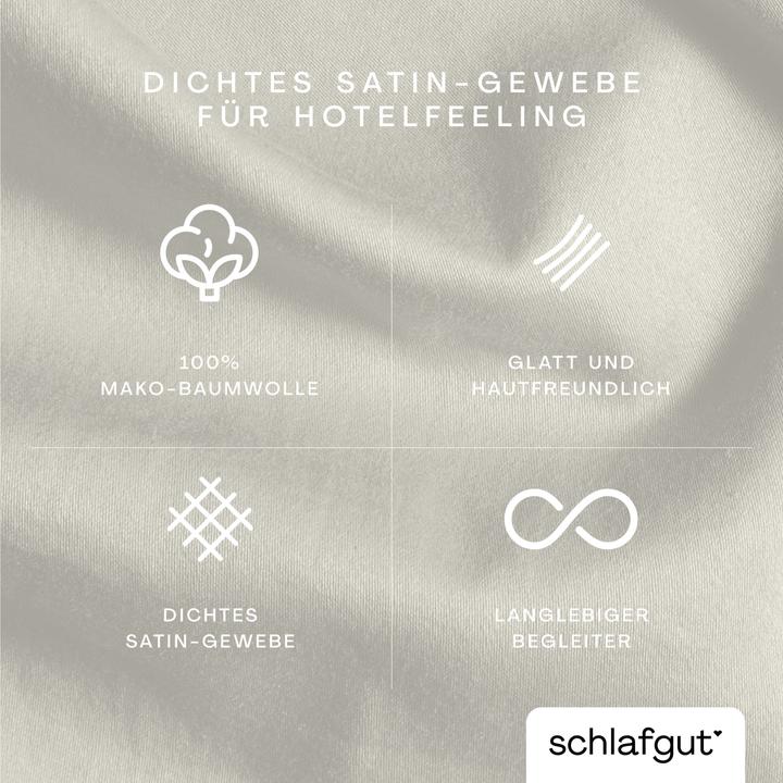 Image du produit schlafgut Woven Satin (Housse de couette, 155 x 220 cm)