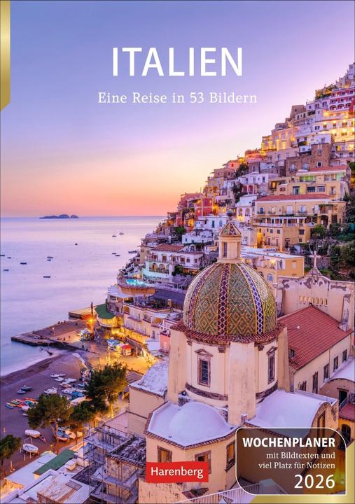 Image du produit Harenberg Italien Wochenplaner 2026 - Eine Reise in 53 Bildern (Allemand)
