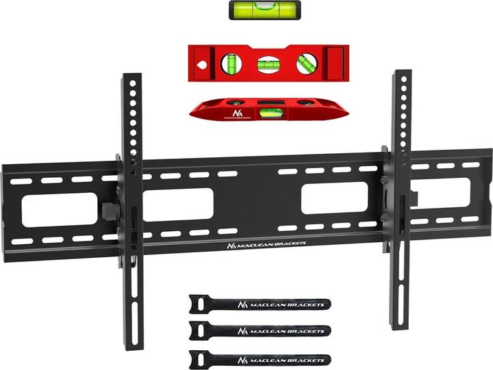 Image du produit Maclean Support TV max VESA 800x400 43-100 120kg Réglage de l'inclinaison +15°-15° MC-422 (Mur, 100", 120 kg)