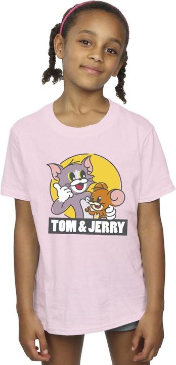 Immagine prodotto Tom & Jerry Sketch Logo Maglietta Ragazze (152, 158)