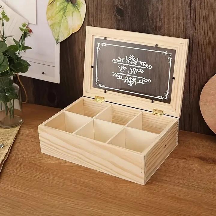 Produktbild Cbx Teebox aus Holz, Teeaufbewahrung, Holzbox