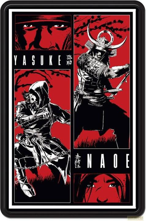 Image du produit DEVplus Assassin's Creed Shadows Plaque en métal Manga