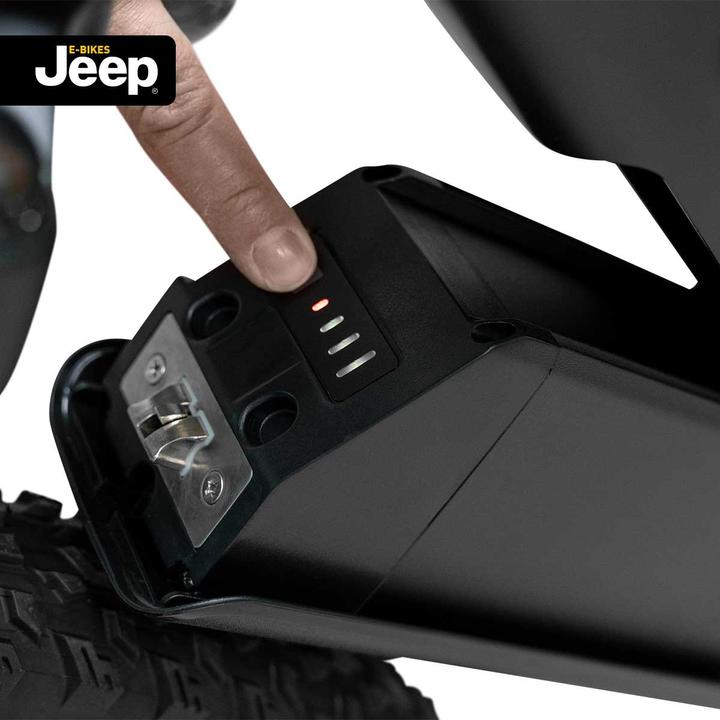 Image du produit Jeep Mountain E-Bike MHM 7010, 27,5", dérailleur Shimano 9 vitesses, black (48 cm)