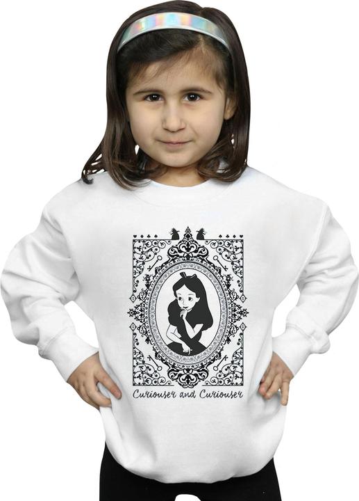 Disney Mädchen Alice im Wunderland Rahmen Sweatshirt