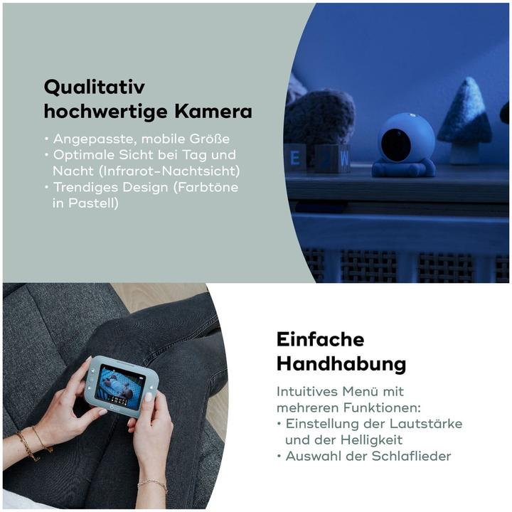Actual product image Babymoov Yoo Roll Video Baby Monitor (Video & Audio, 300 m)
