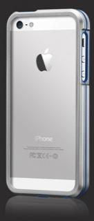 Image du produit more. Armor Metal Bumper pour iPhone 5/5S/SE Aluminium/Bleu (Apple iPhone 5, Apple iPhone 5s)