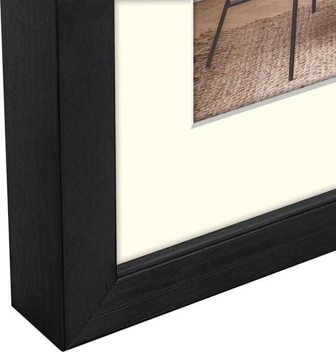 Image du produit ZEP Cadre photo V4557B Malmo Black 9x13 / 13x18 cm (13 x 18 cm, 9 x 13 cm)