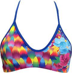 Turbo bikinioberteil für daen surf and flower pattern are (M)