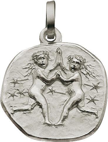 Actual product image Bijou Classic Anhänger Sternzeichen Zwillinge 16 mm (Silver)