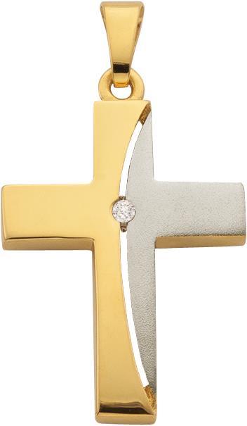 Produktbild Bijou Classic Anhänger Kreuz (Gold)