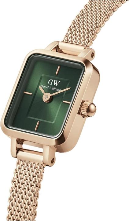 Produktbild Daniel Wellington Quadro Mini Melrose Emerald Rose Gold (Analoguhr)