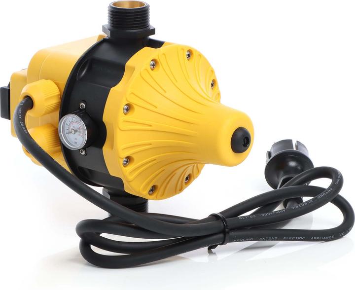 Actual product image Wiltec Pressure Switch EPC-5.1 230V with Socket for Domestic Waterwoks & Pumps with Dry-Run Protection (Domestic water pump)