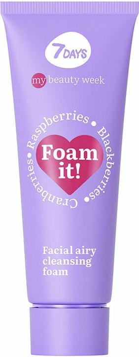 Produktbild 7Days Gesichtsreinigungsschaum für alle Hauttypen Hydratisierender Reinigungsschaum mit Himbeere Brombeere (Schaum)