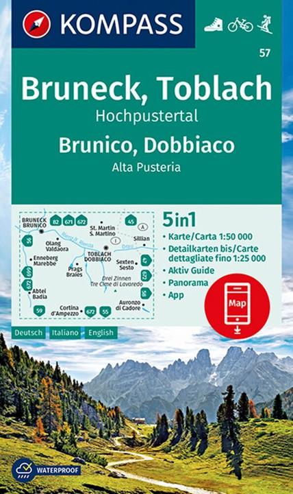 Image du produit Boussole Cte. Bruneck,Dobbiaco.(57)