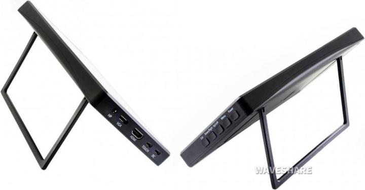 Image du produit WaveShare Écran tactile capacitif HDMI 7 pouces 1024x600 avec boîtier