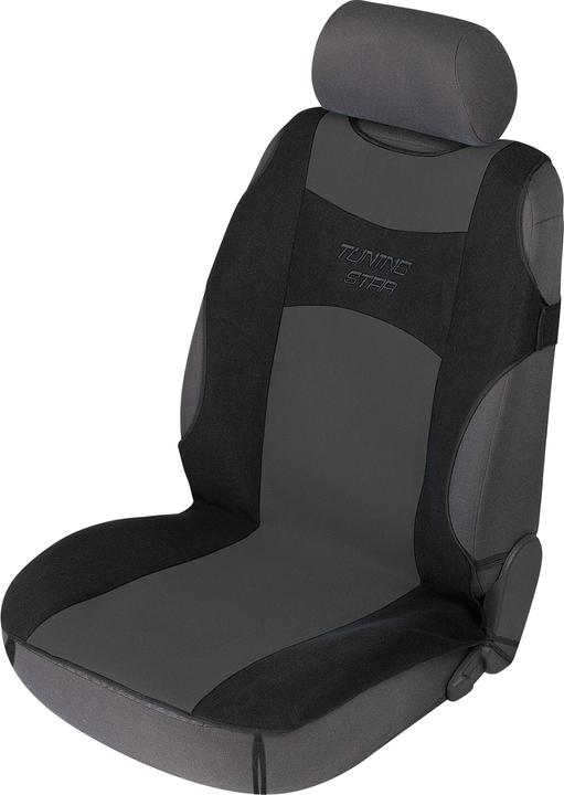 Immagine prodotto Walser Coprisedile auto Tuning Star per sedile anteriore 1 pezzo nero/antracite