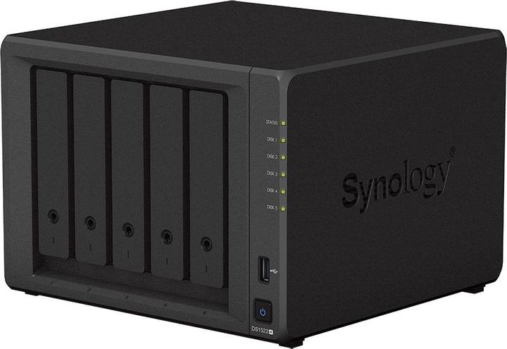 Actual product image Synology DS1522+ 5 BAY 2.6 GHZ 8GB DDR4