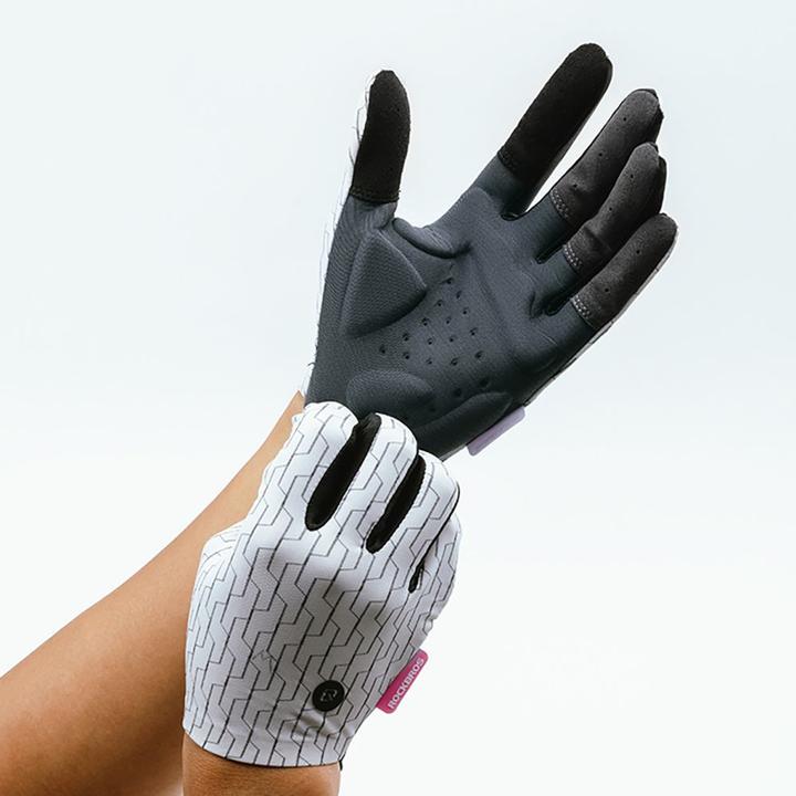 Produktbild Rockbros sports gloves full spring-summer size S - white and black (S)