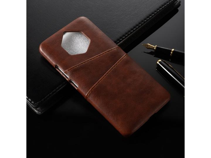 Produktbild Screenguard Nokia 9 PureView CardCaddy Leder Backcase mit Kartenfächern (Nokia 9 PureView)