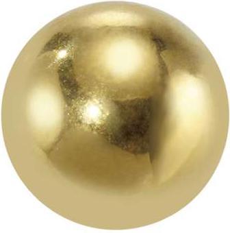 Image du produit Bijouteria Embout de piercing (Acier inoxydable, Plaqué or)