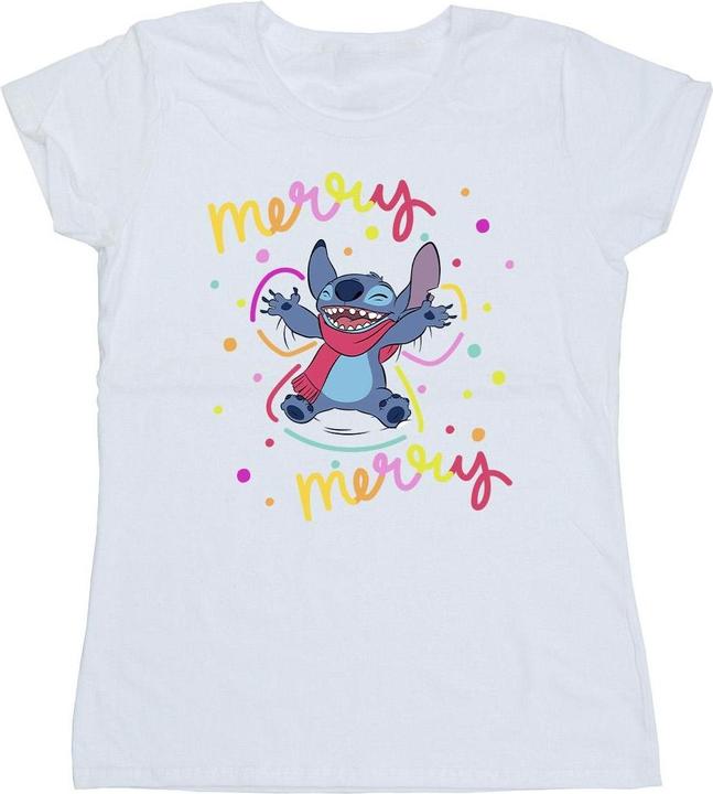Disney Lilo & Stitch Merry Rainbow TShirt (XXL)