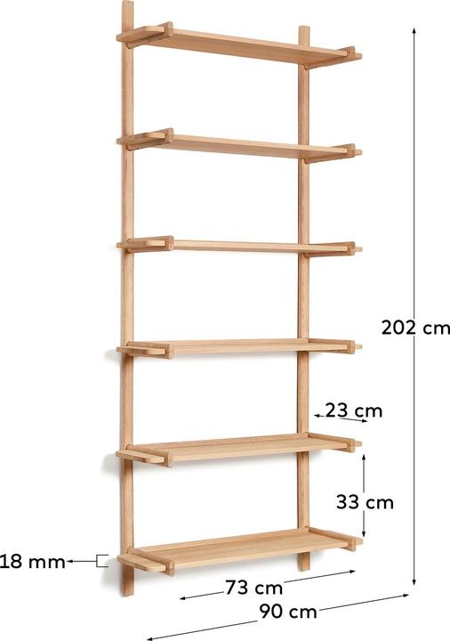 Image du produit Kave Home Sitra (90 x 23 x 202 cm)
