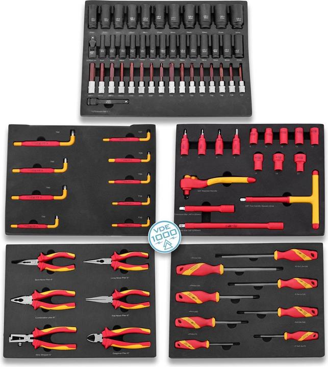 Actual product image Stahlwerk Workshop trolley DINO Tool trolley XXL Assembly trolley 364 tools CrV (364 x)