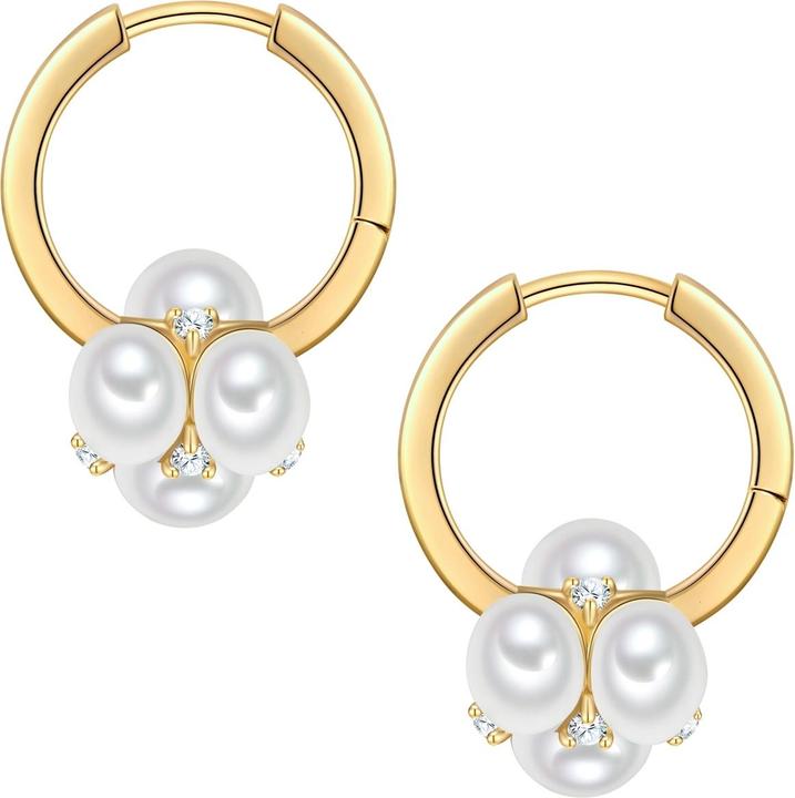 Immagine prodotto Yokoamii Orecchini a cerchio da donna in ottone - 36430 (Ottone)