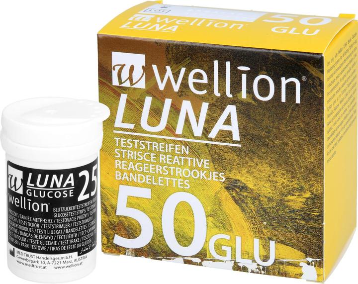 Immagine prodotto Wellion Strisce reattive per la glicemia Luna 50 strisce reattive (Strisce reattive)