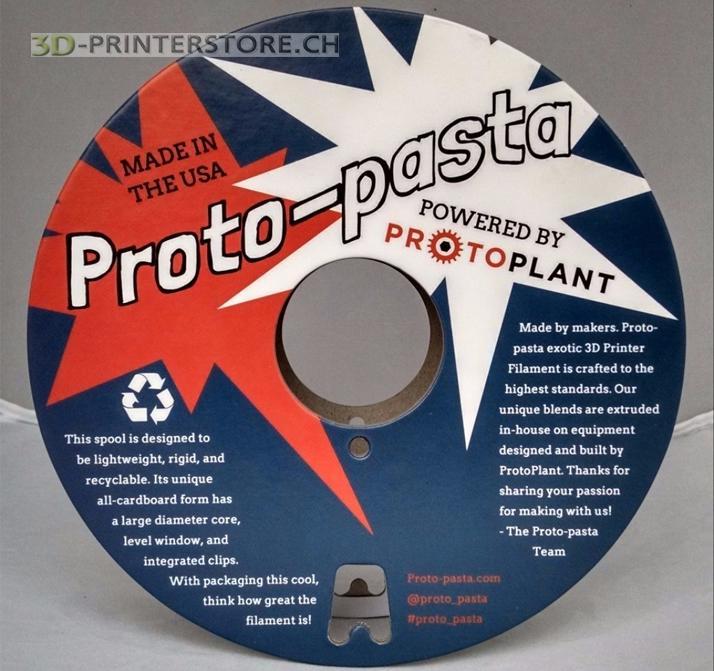 Image du produit Proto-pasta Filament HT PLA 2.0v Silver Smoke 0.5kg 2.85mm (PLA, 2.85 mm, 500 g, Gris, Noir)