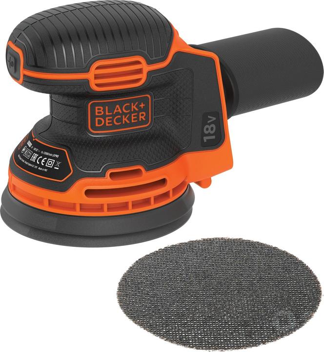 Actual product image Black & Decker Bdcros18nxj (Eccentric grinder, 18 W)