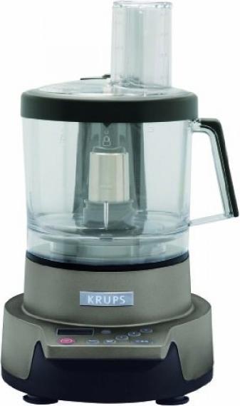 Krups Premium KA890T Kompakt-Küchenmaschine titanium (1400 W)
