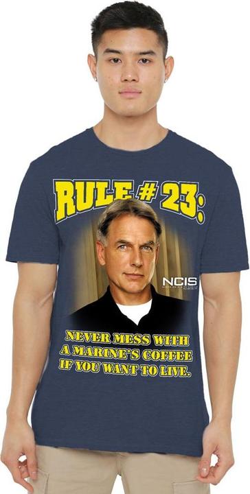 Actual product image Ncis Unisex Adult Rule 23 T-Shirt (L)