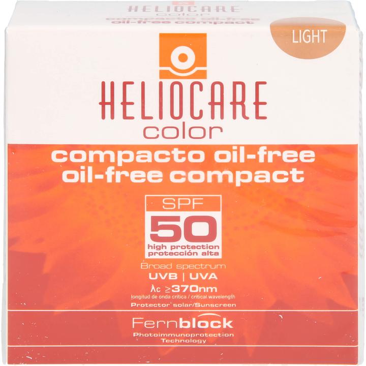 Actual product image Heliocare COLOR COMPACTO OIL-FREE SPF50 #light 10 gr (Sun cream face, SPF 50, 68 g)