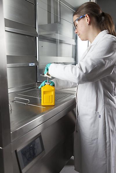 Image du produit Falcon Bidon humecteur, polyéthylène jaune, capacité 2 l.