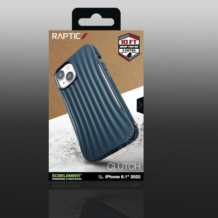 Actual product image X-Doria Raptic Clutch Case for iPhone 14 Back Cover Blue (Apple iPhone 14)