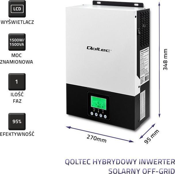 Image du produit Qoltec Hybrid Solar Inverter Off Grid