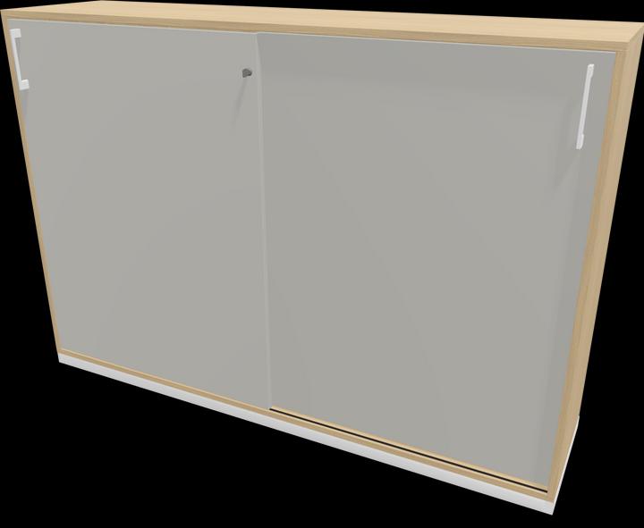 Oak decor bleached, White, Pearl grey
