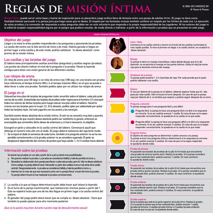 Immagine prodotto tease & please Mision Intima (Mazzo di carte, Spagnolo)