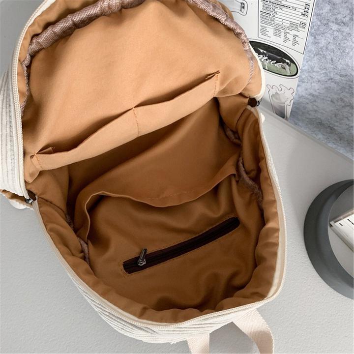 Immagine prodotto Only-Bags.Store Zaino a cordoncino, zaino universitario per le scuole superiori, retrò semplice